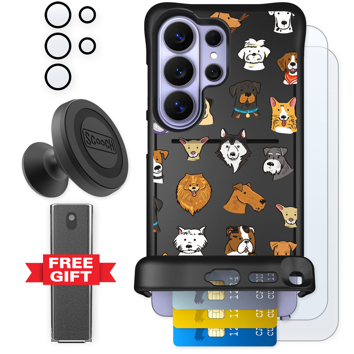 Scooch Wingmate Dog Squad for Galaxy S26 Ultra — Defender Bundle