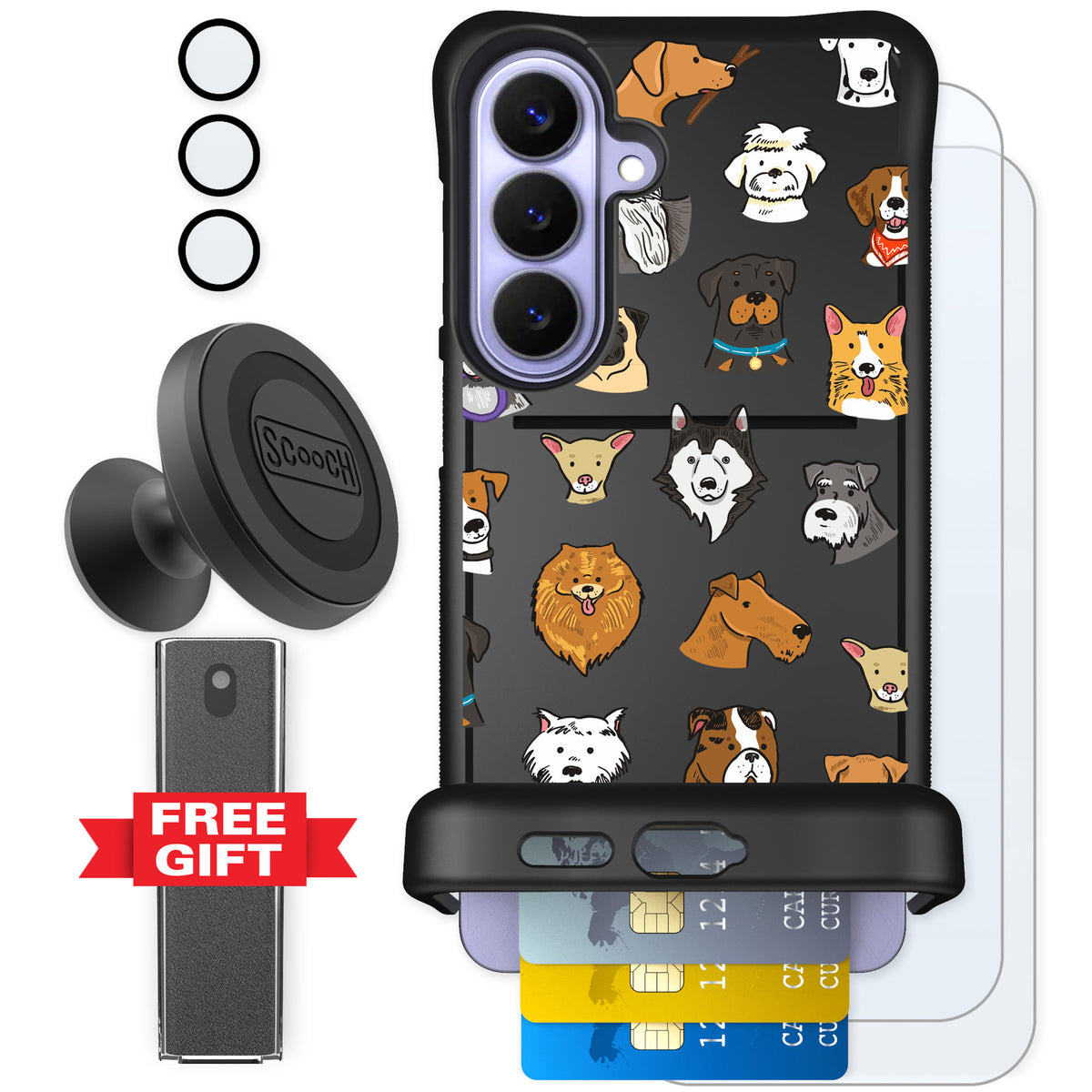 Scooch Wingmate Dog Squad for Galaxy S26+ — Defender Bundle
