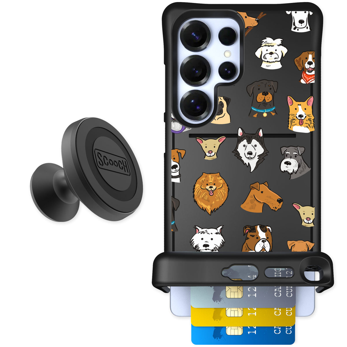 Scooch Wingmate Dog Squad for Galaxy S25 Ultra — Starter Bundle
