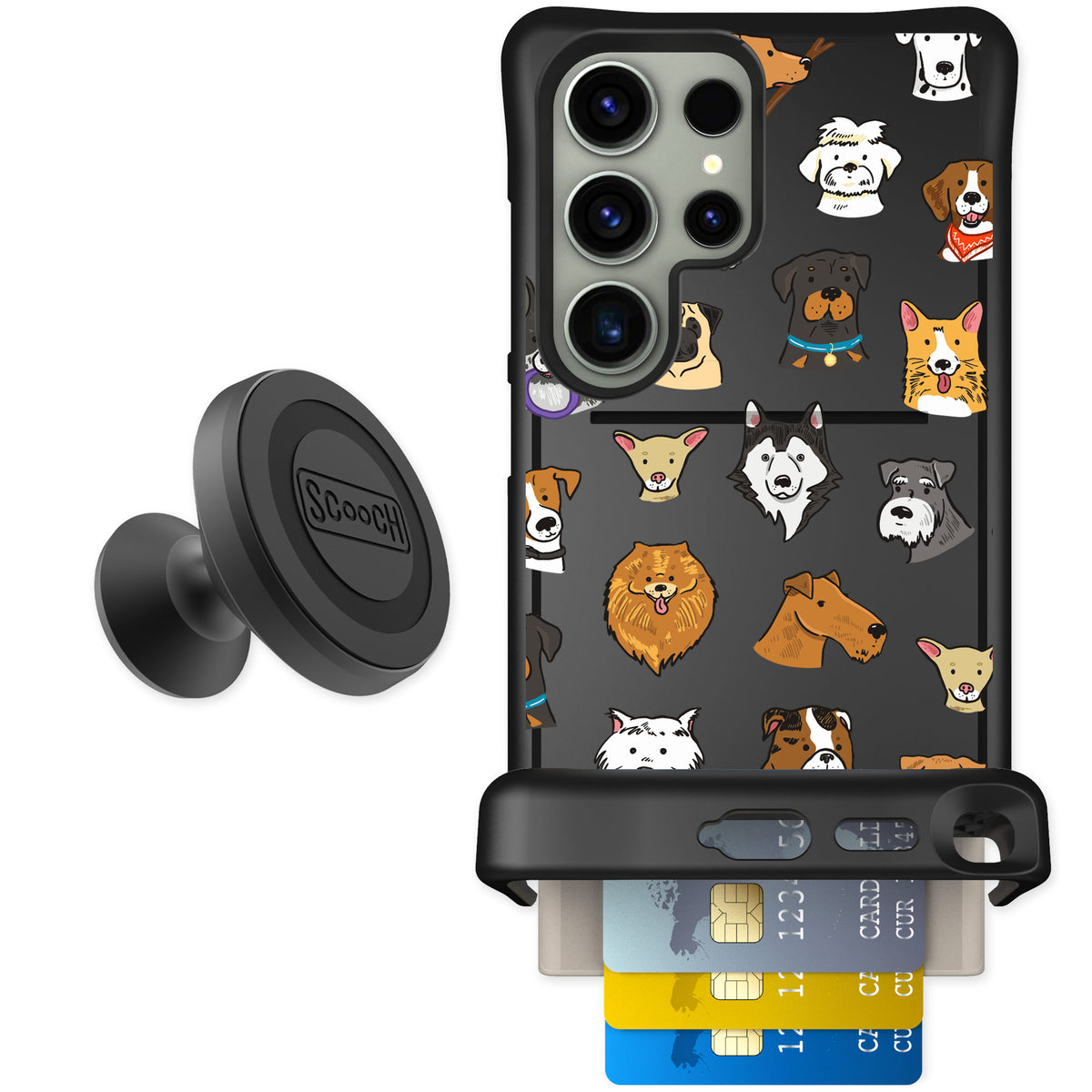 Scooch Wingmate Dog Squad for Galaxy S24 Ultra — Starter Bundle