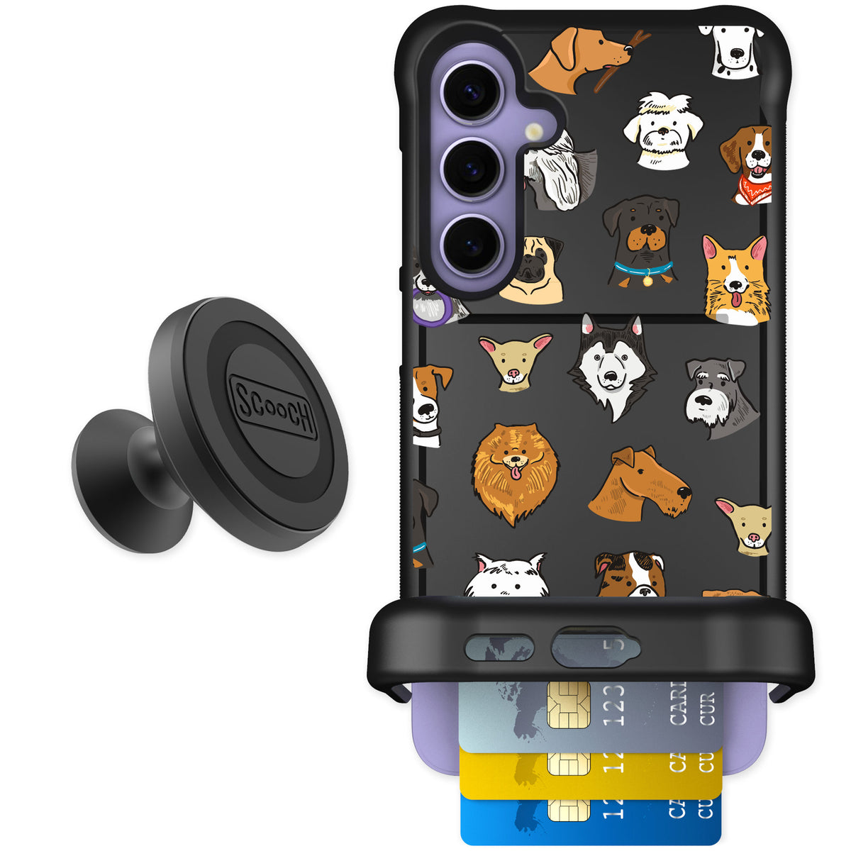 Scooch Wingmate Dog Squad for Galaxy S24+ — Starter Bundle