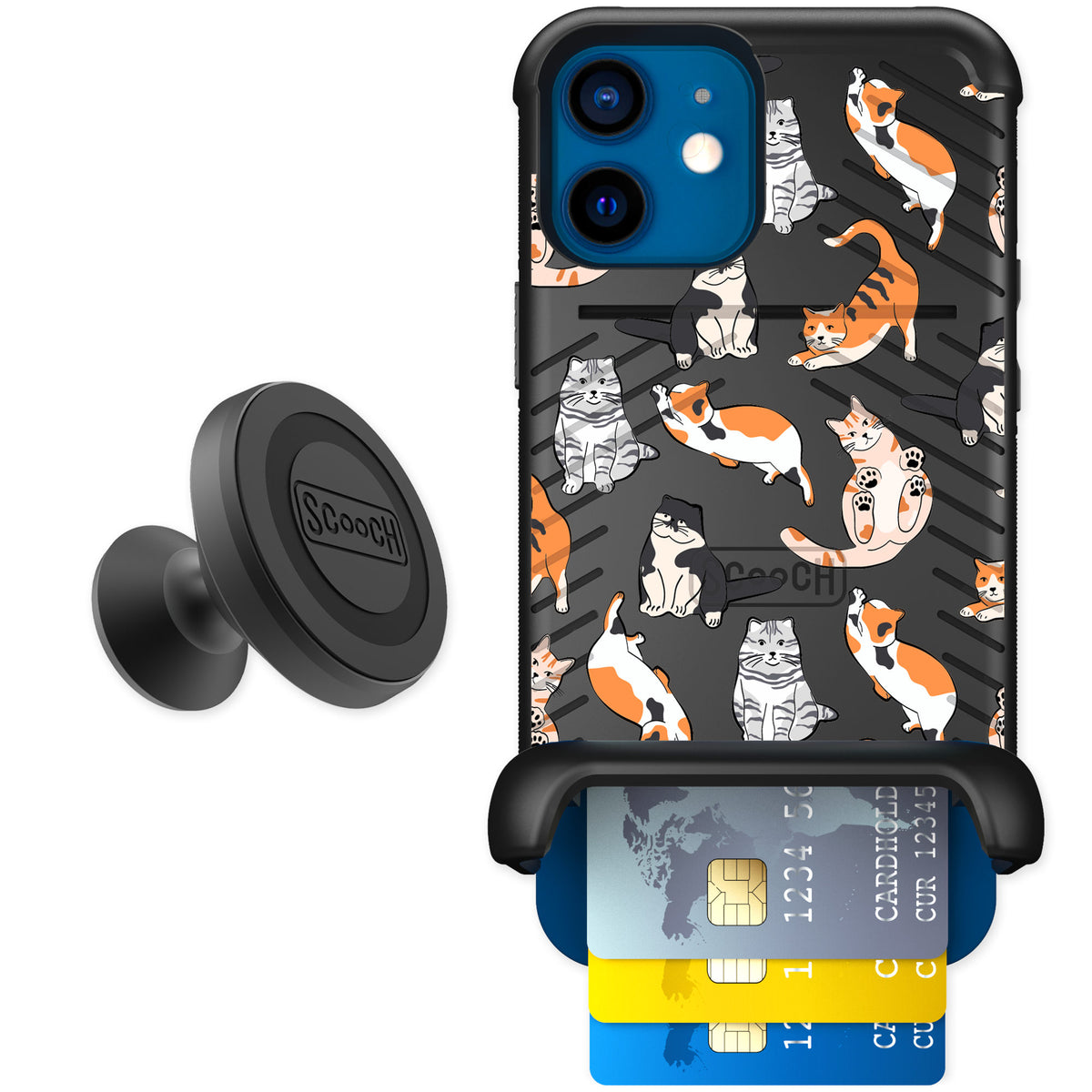 Scooch Wingmate Kitty Crew for iPhone 12 — Starter Bundle