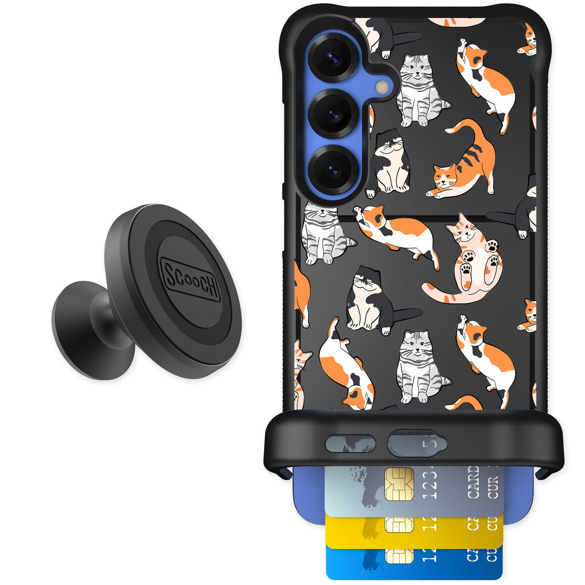 Scooch Wingmate Kitty Crew for Galaxy S25+ — Starter Bundle