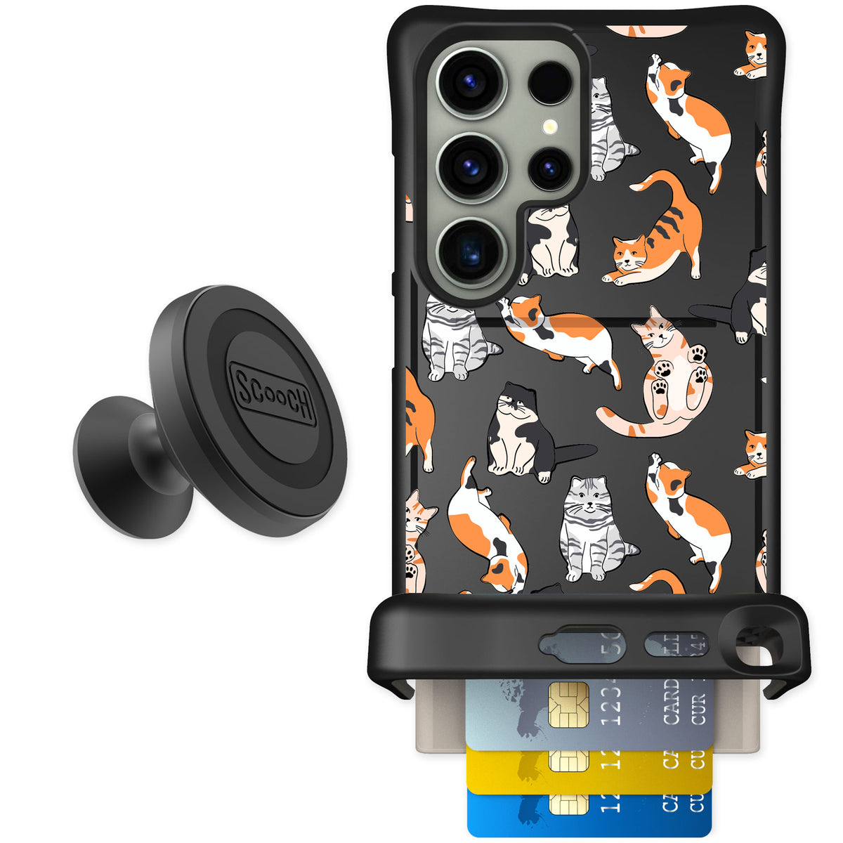 Scooch Wingmate Kitty Crew for Galaxy S24 Ultra — Starter Bundle
