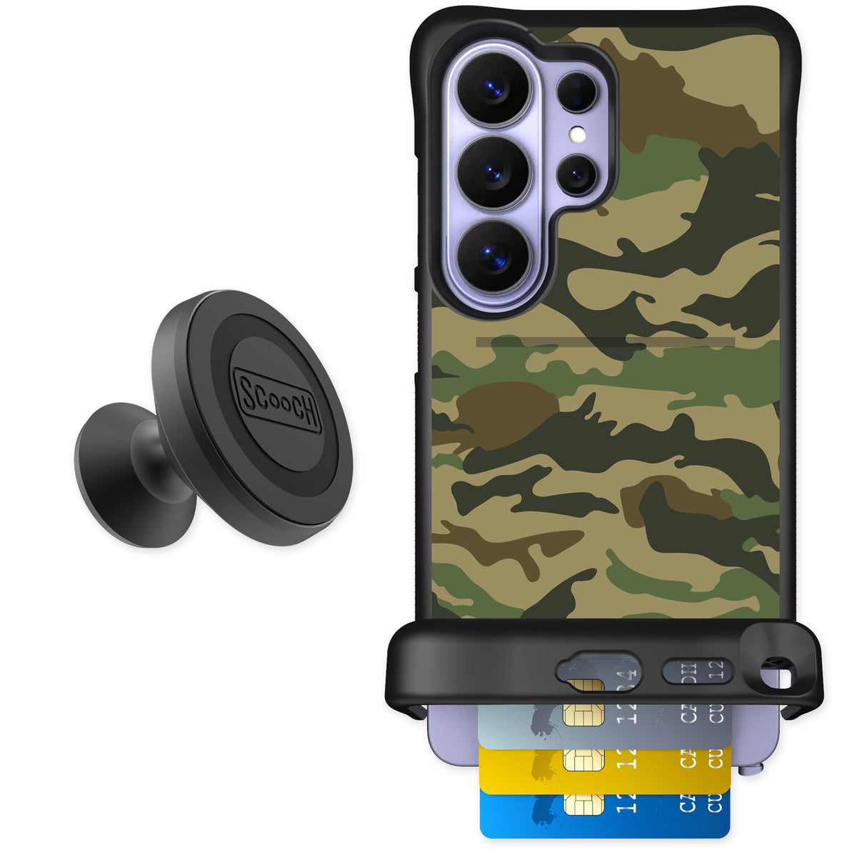 Scooch Wingmate Classic Camo for Galaxy S26 Ultra — Starter Bundle