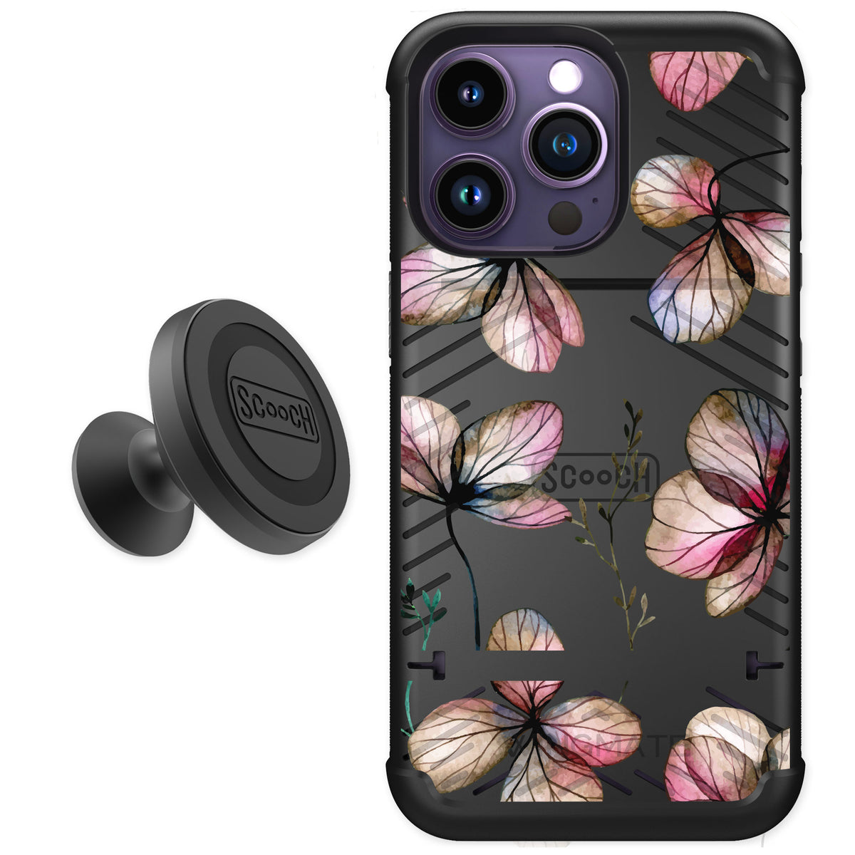 Scooch Wingmate Dried Flowers for iPhone 14 Pro — Starter Bundle