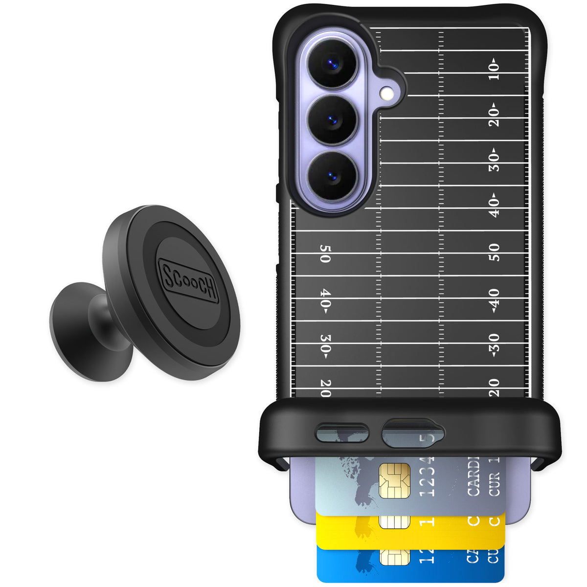 Scooch Wingmate Yard Lines for Galaxy S26 — Starter Bundle