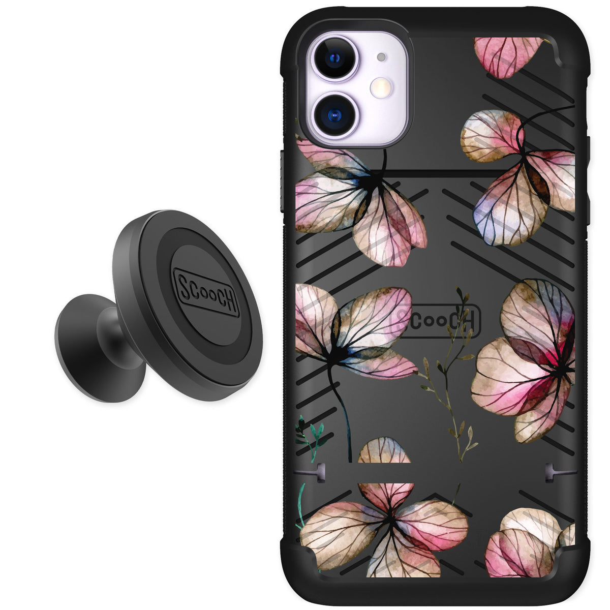 Scooch Wingmate Dried Flowers for iPhone 11 — Starter Bundle