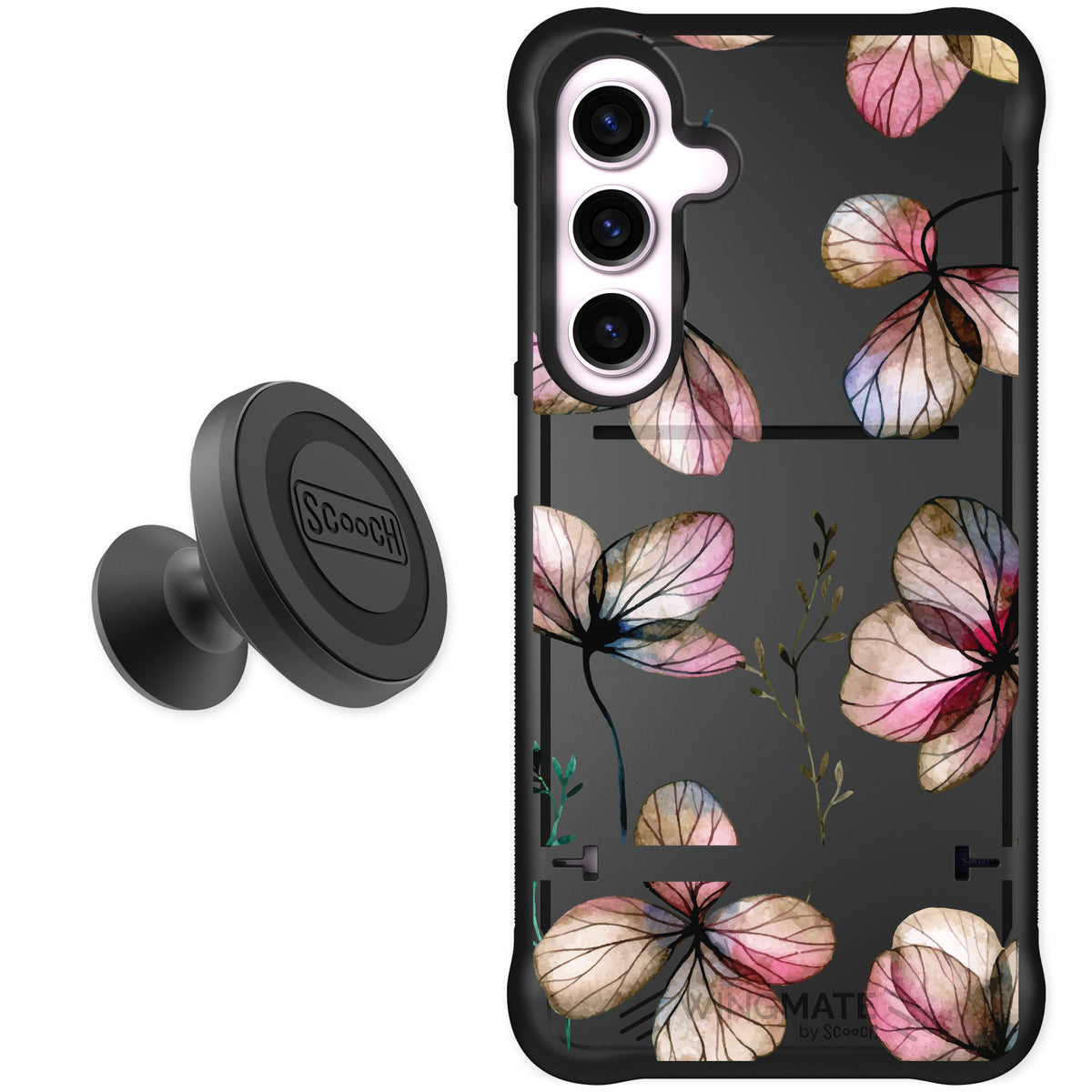 Scooch Wingmate Dried Flowers for Galaxy S24+ — Starter Bundle