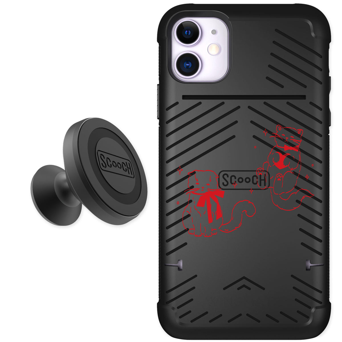 Scooch Wingmate Cupid's Cats for iPhone 11 — Starter Bundle