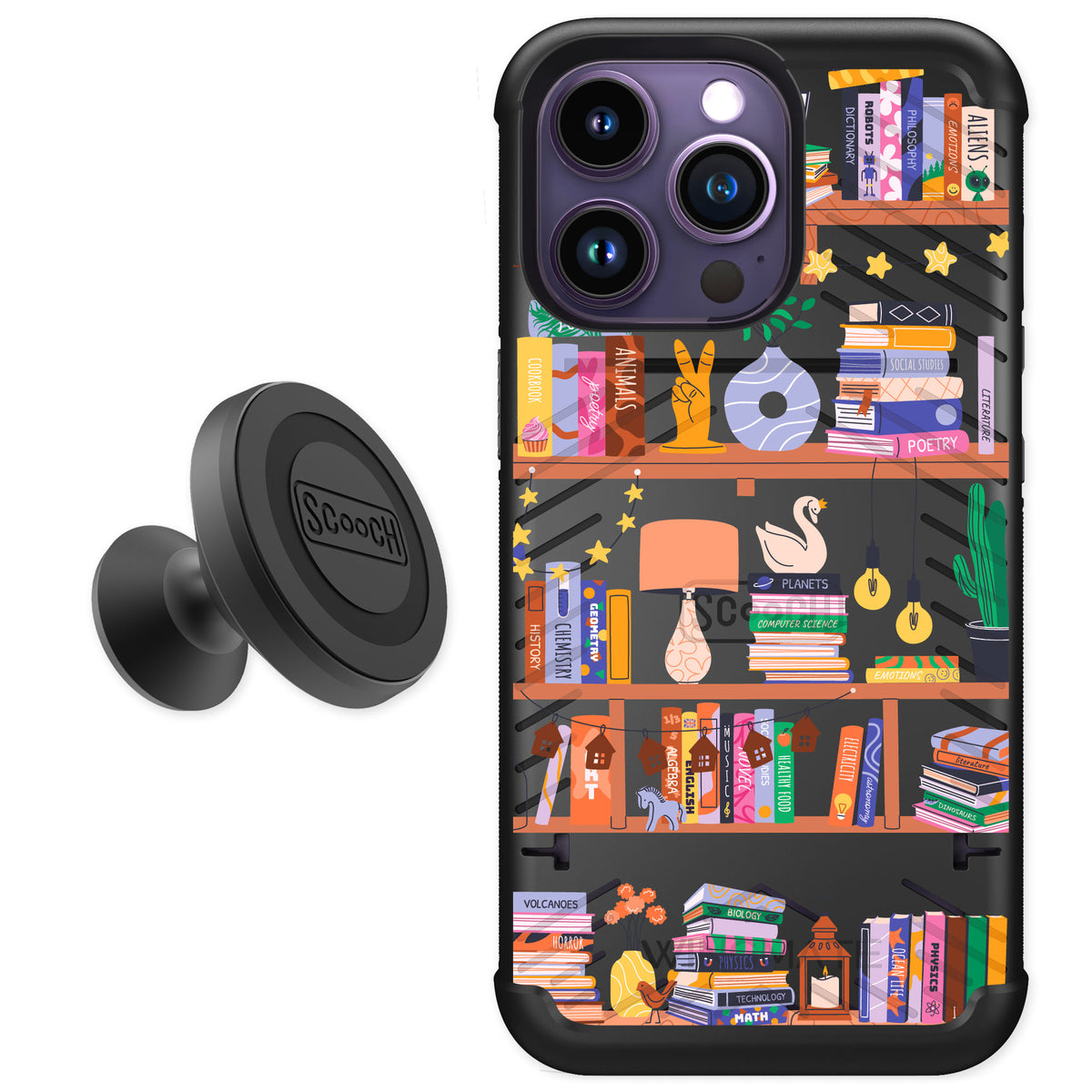 Scooch Wingmate Little Library for iPhone 14 Pro — Starter Bundle