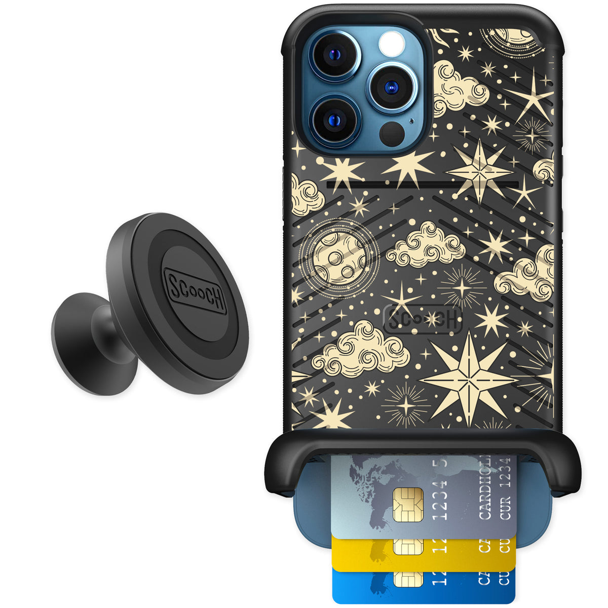 Scooch Wingmate Celestial Sleep for iPhone 12 Pro — Starter Bundle