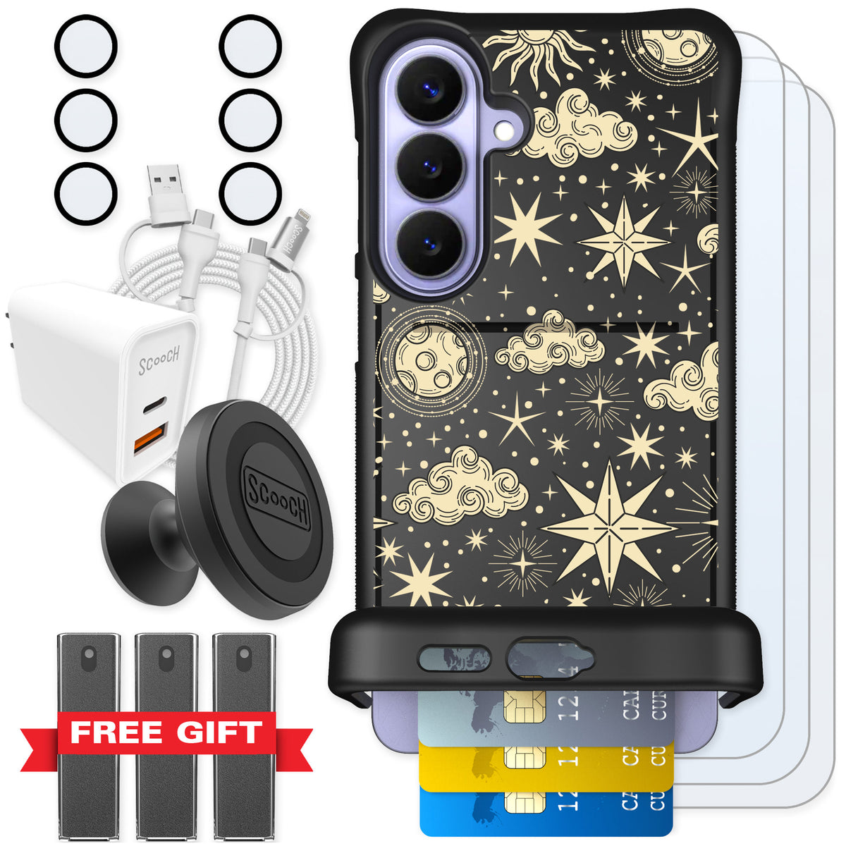 Scooch Wingmate Celestial Sleep for Galaxy S26+ — Ultimate Bundle