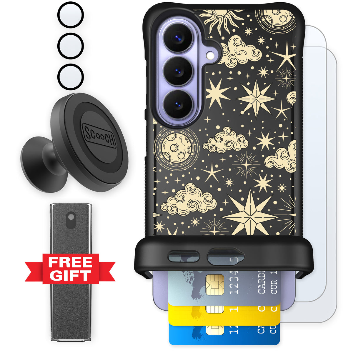 Scooch Wingmate Celestial Sleep for Galaxy S26 — Defender Bundle