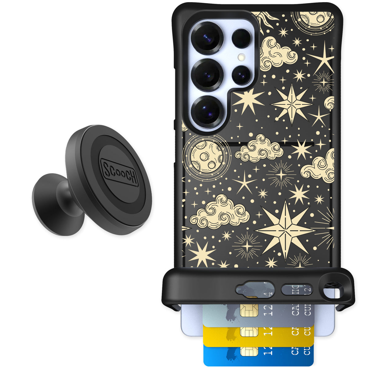 Scooch Wingmate Celestial Sleep for Galaxy S25 Ultra — Starter Bundle