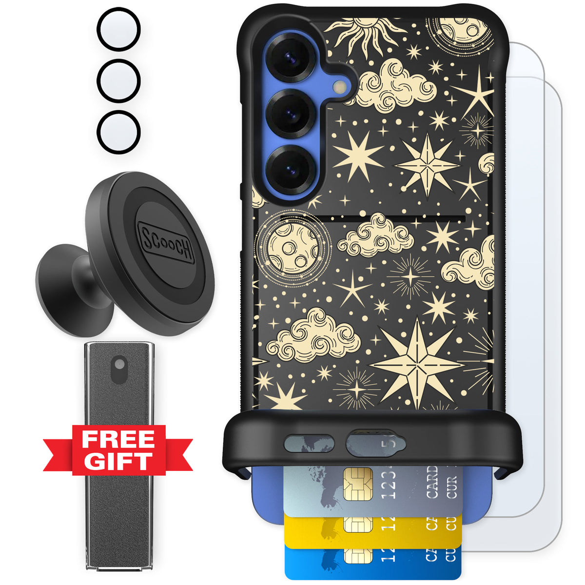 Scooch Wingmate Celestial Sleep for Galaxy S25+ — Defender Bundle
