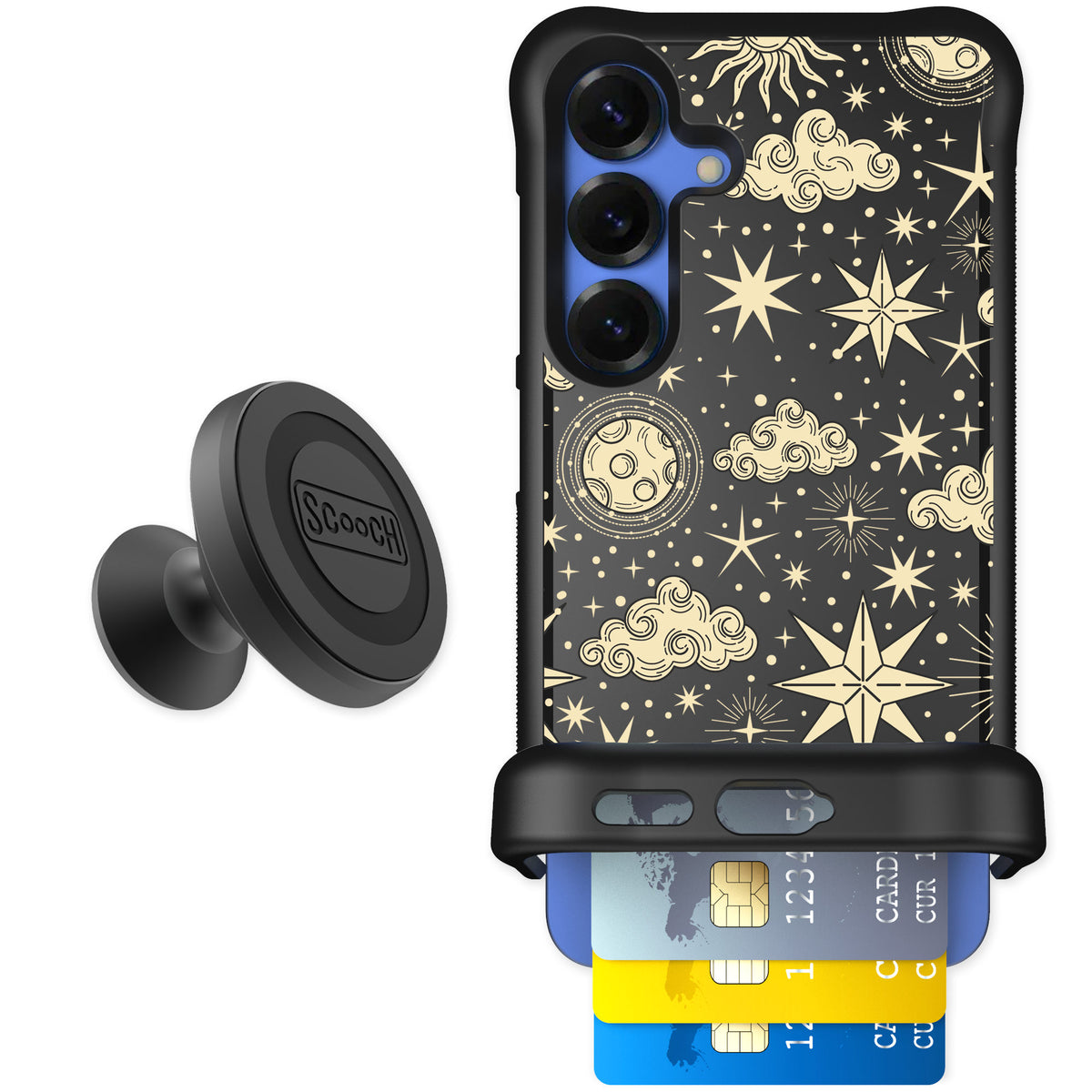 Scooch Wingmate Celestial Sleep for Galaxy S25 — Starter Bundle