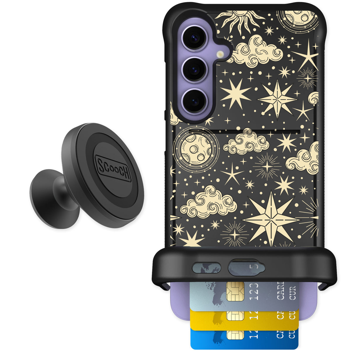Scooch Wingmate Celestial Sleep for Galaxy S24+ — Starter Bundle