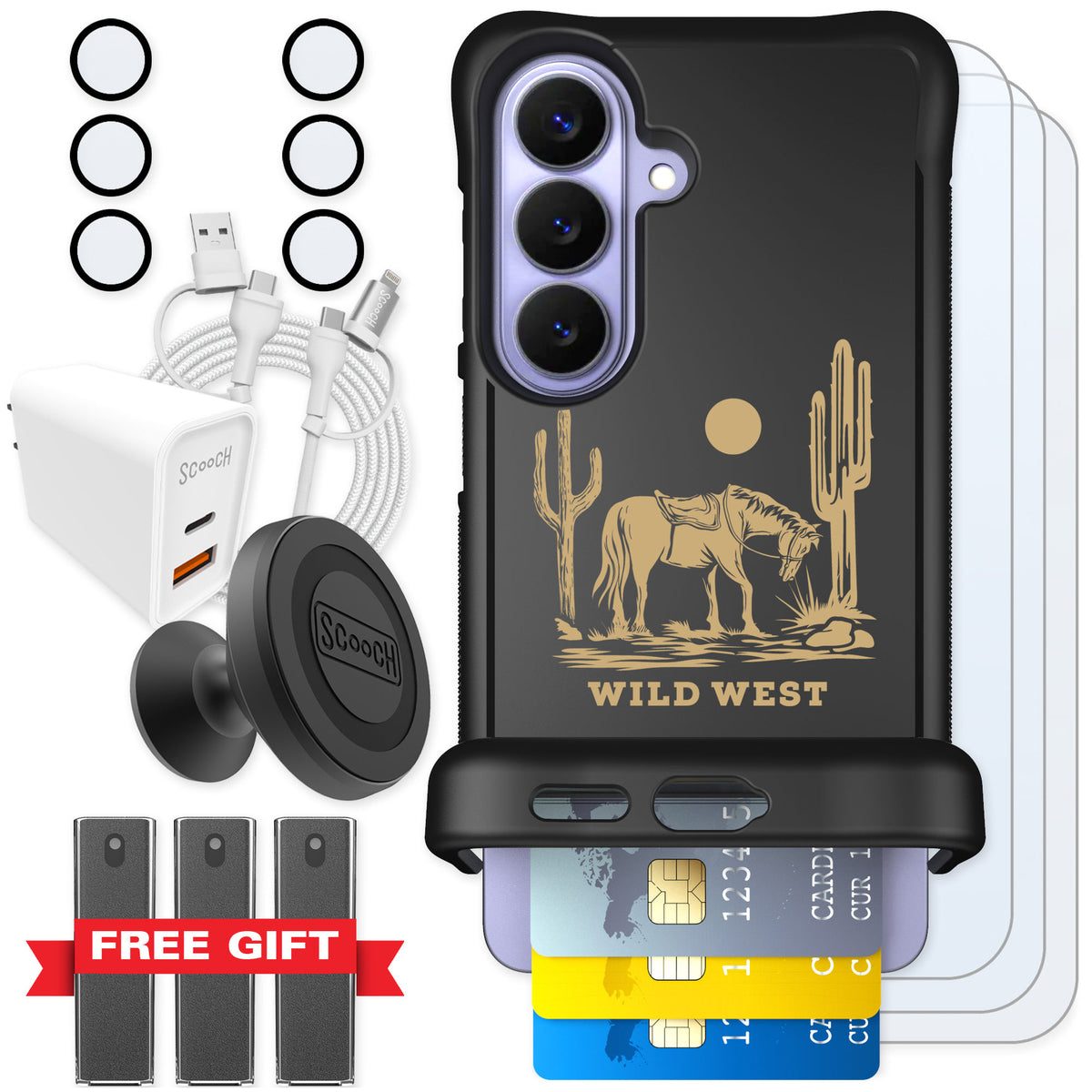 Scooch Wingmate Wild West for Galaxy S26 — Ultimate Bundle