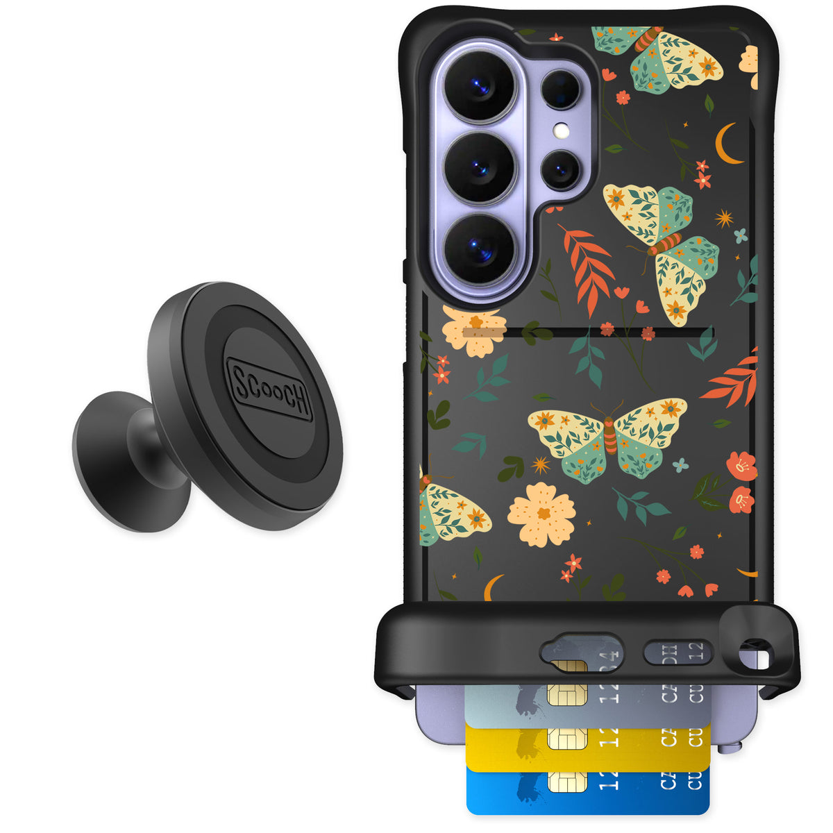 Scooch Wingmate Boho Nights for Galaxy S26 Ultra — Starter Bundle