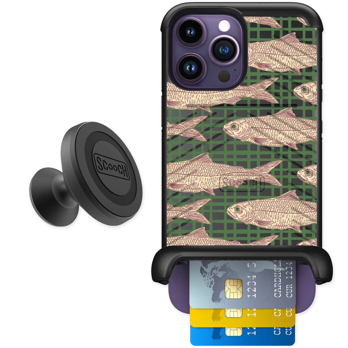 Scooch Wingmate Fresh Catch for iPhone 14 Pro Max — Starter Bundle