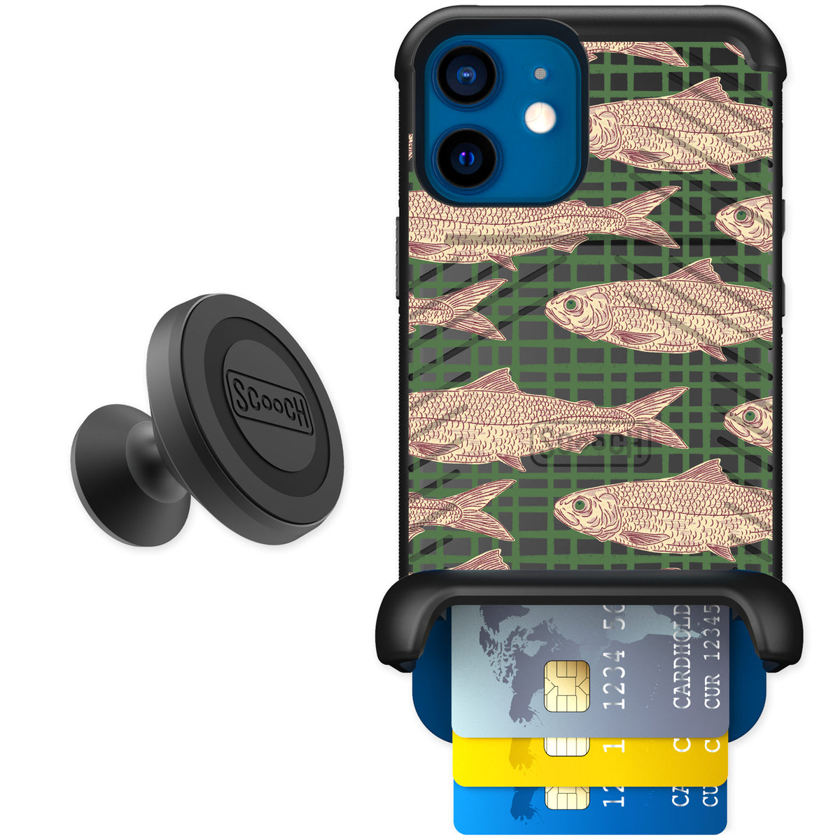 Scooch Wingmate Fresh Catch for iPhone 12 — Starter Bundle
