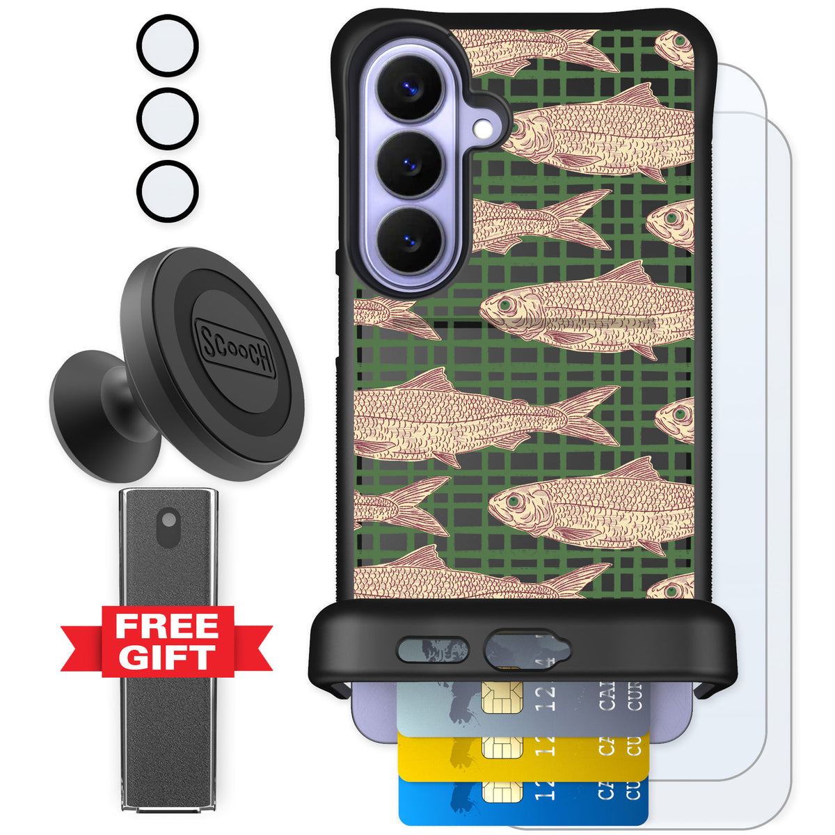 Scooch Wingmate Fresh Catch for Galaxy S26+ — Defender Bundle