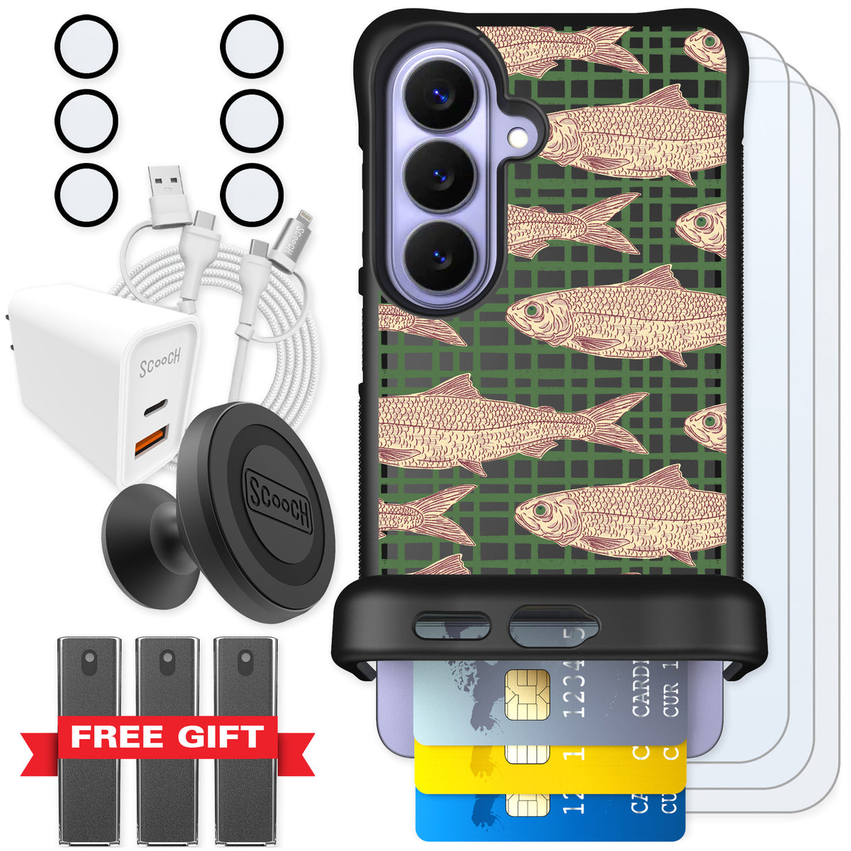 Scooch Wingmate Fresh Catch for Galaxy S26 — Ultimate Bundle