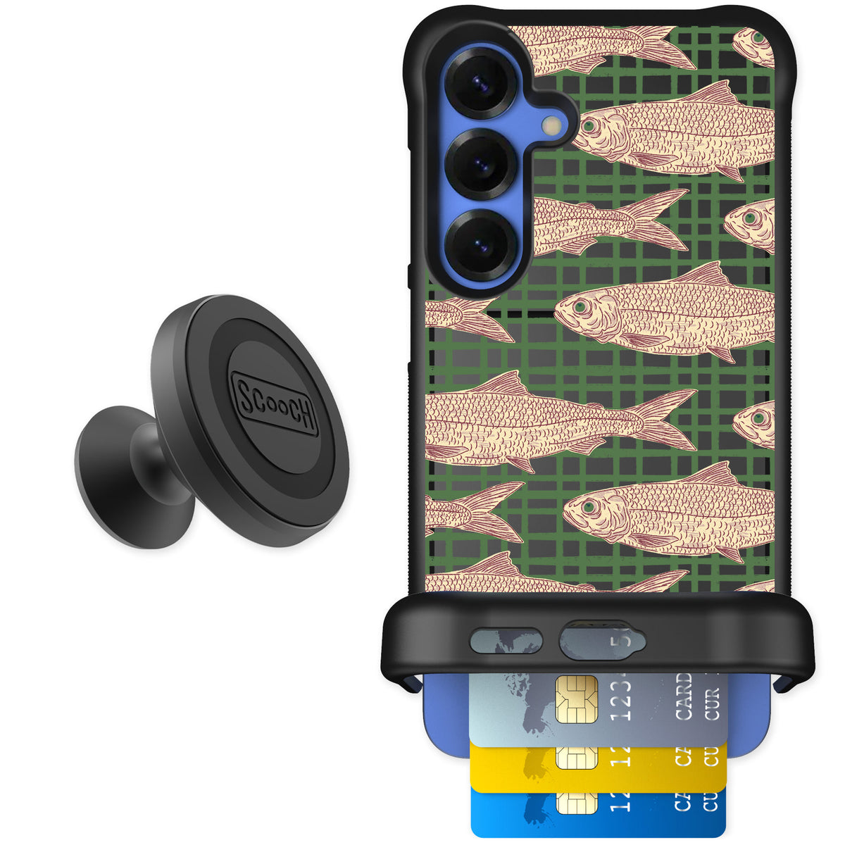 Scooch Wingmate Fresh Catch for Galaxy S25+ — Starter Bundle