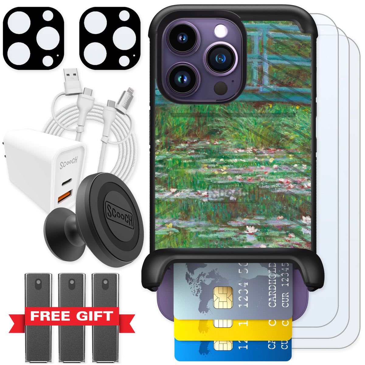 Scooch Wingmate Japanese Footbridge for iPhone 14 Pro β Ultimate Bundle