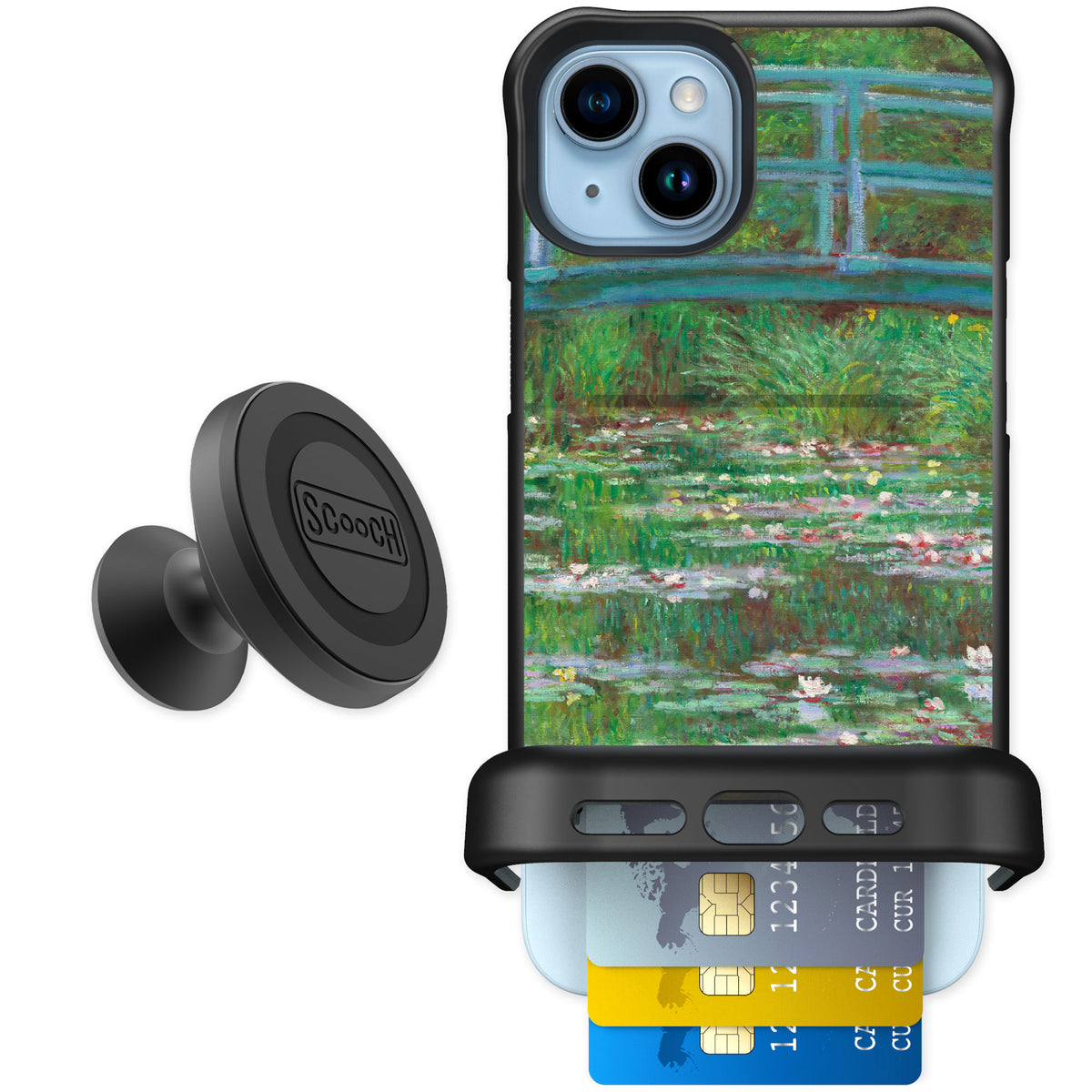 Scooch Wingmate Japanese Footbridge for iPhone 14 Plus β Starter Bundle