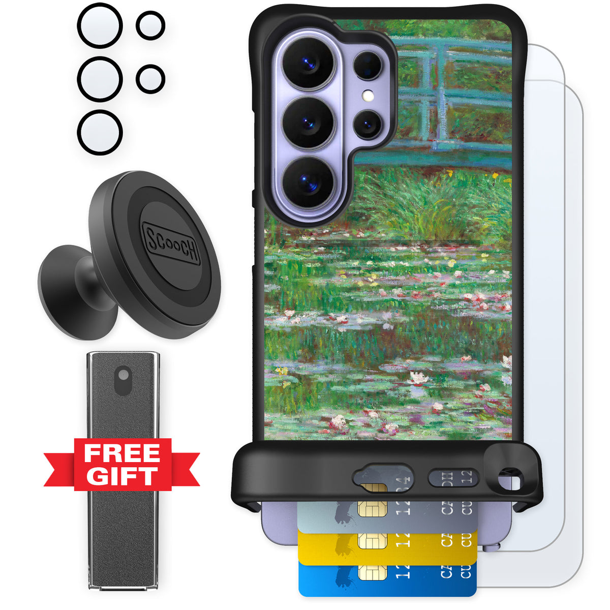 Scooch Wingmate Japanese Footbridge for Galaxy S26 Ultra β Defender Bundle