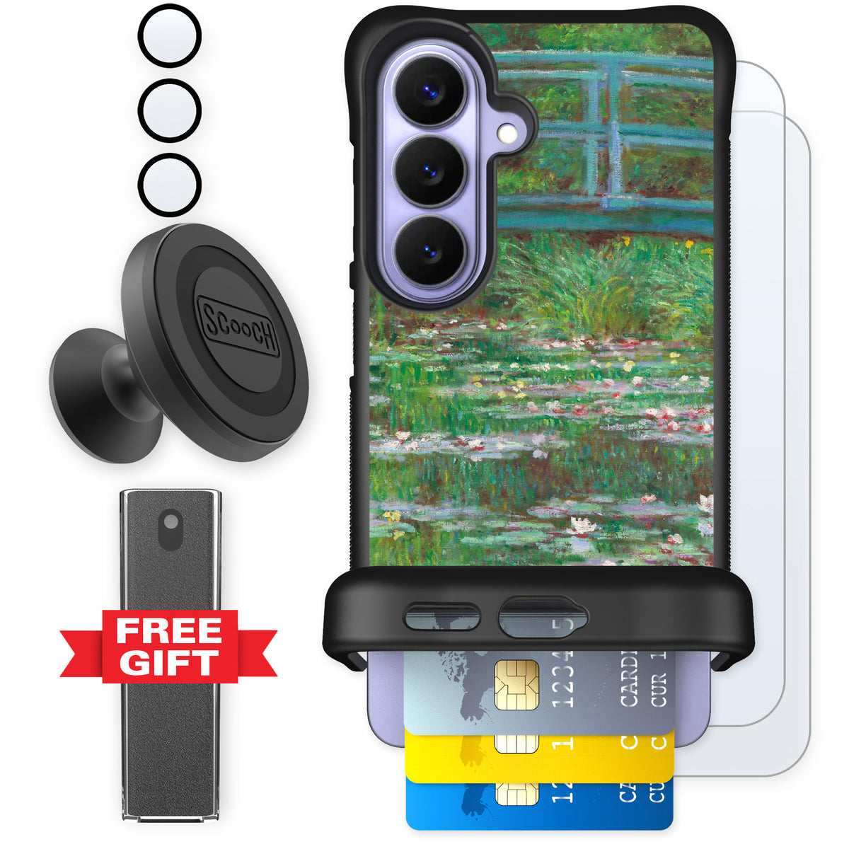 Scooch Wingmate Japanese Footbridge for Galaxy S26 β Defender Bundle