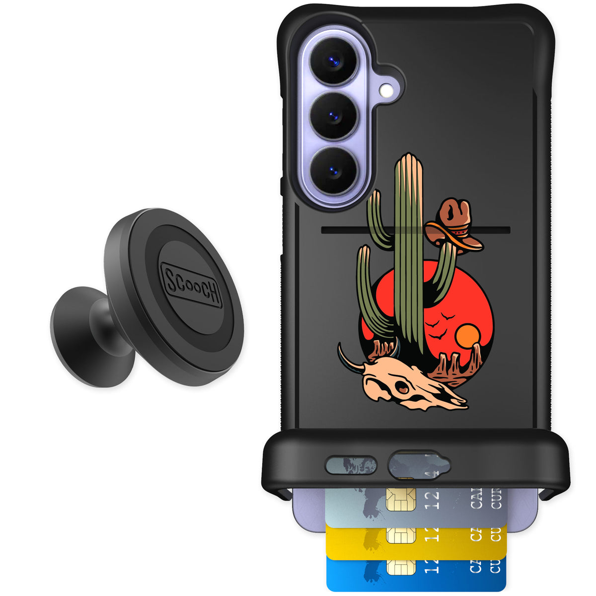 Scooch Wingmate Cactus Flash for Galaxy S26+ — Starter Bundle