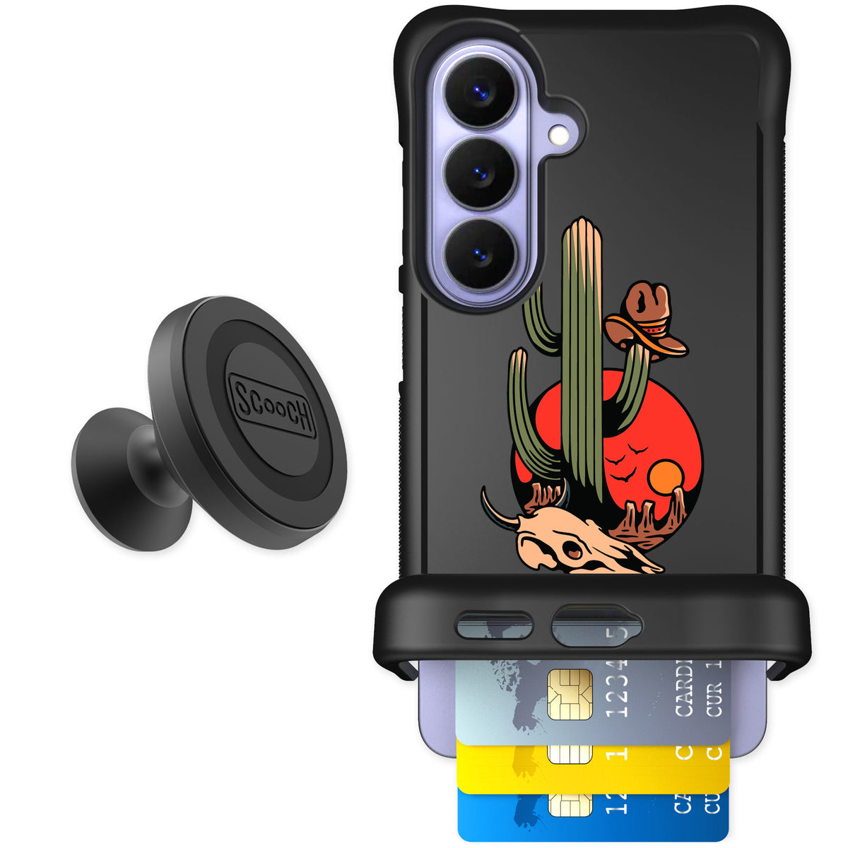 Scooch Wingmate Cactus Flash for Galaxy S26 — Starter Bundle