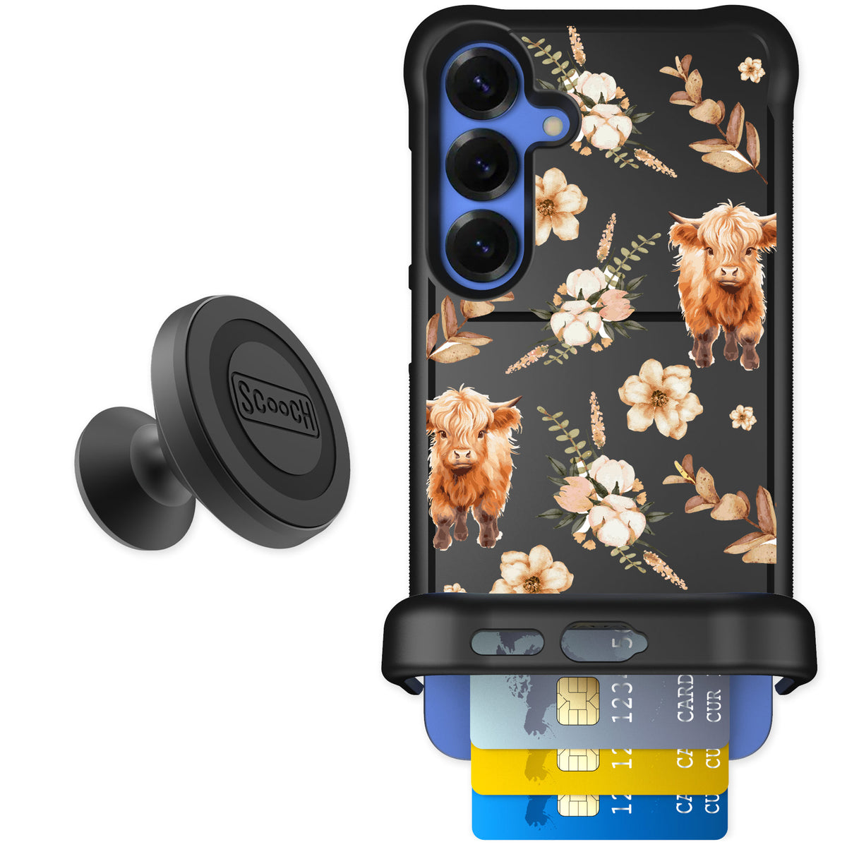 Scooch Wingmate Baby Cow for Galaxy S25+ β Starter Bundle