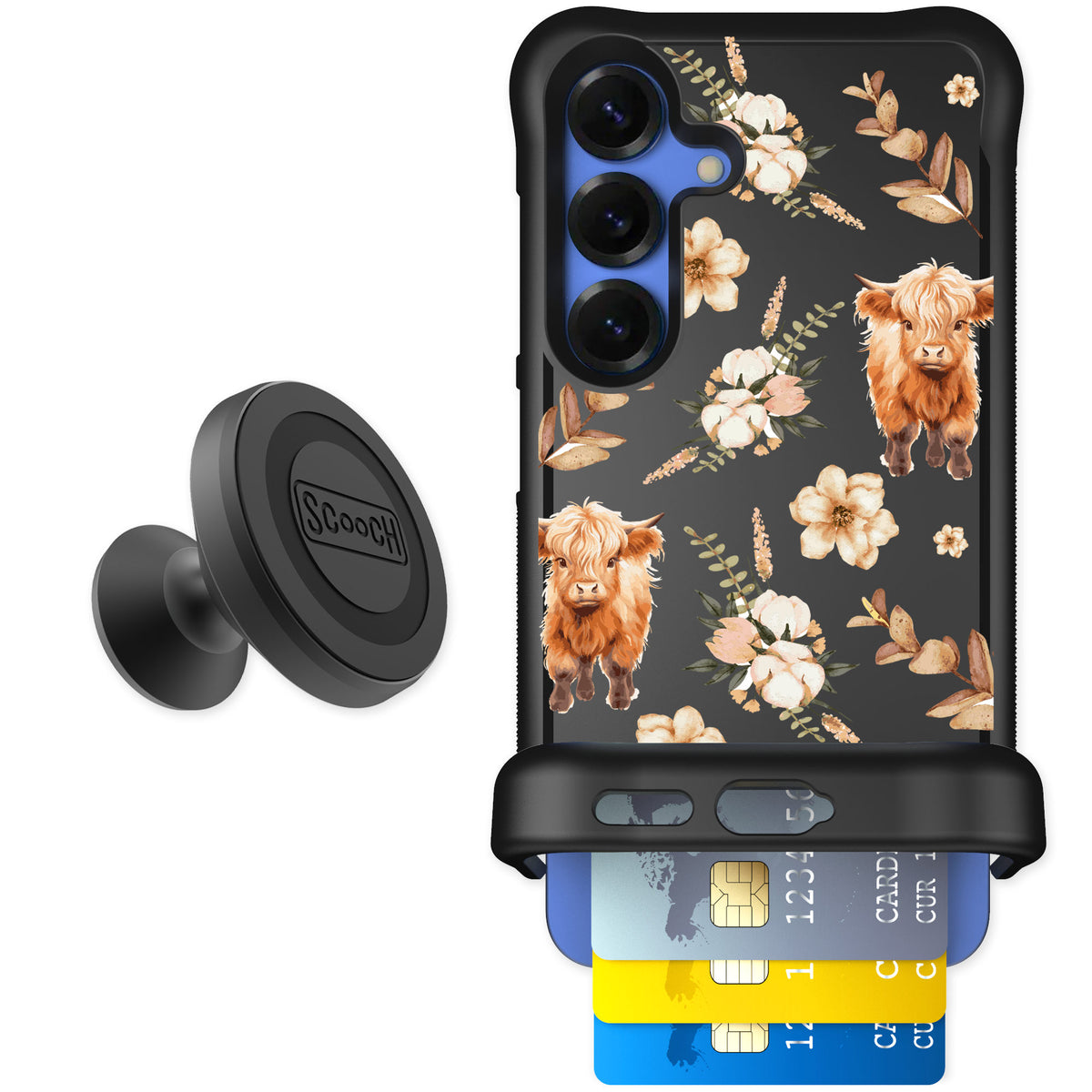 Scooch Wingmate Baby Cow for Galaxy S25 β Starter Bundle