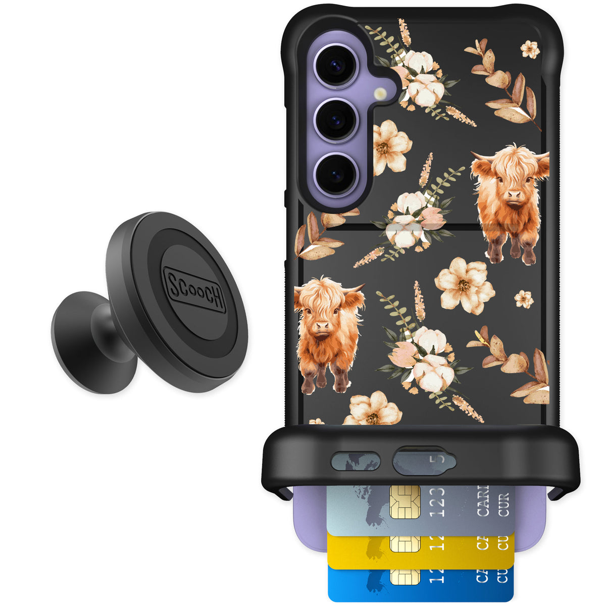 Scooch Wingmate Baby Cow for Galaxy S24+ β Starter Bundle