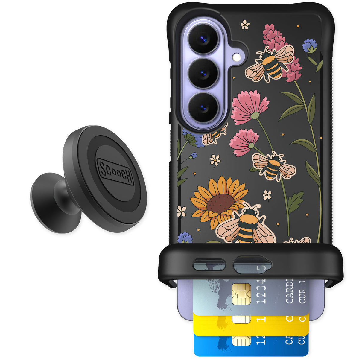 Scooch Wingmate Bee Happy for Galaxy S26 — Starter Bundle