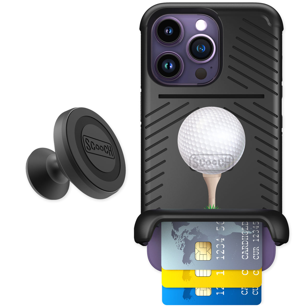 Scooch Wingmate Tee Time for iPhone 14 Pro β Starter Bundle