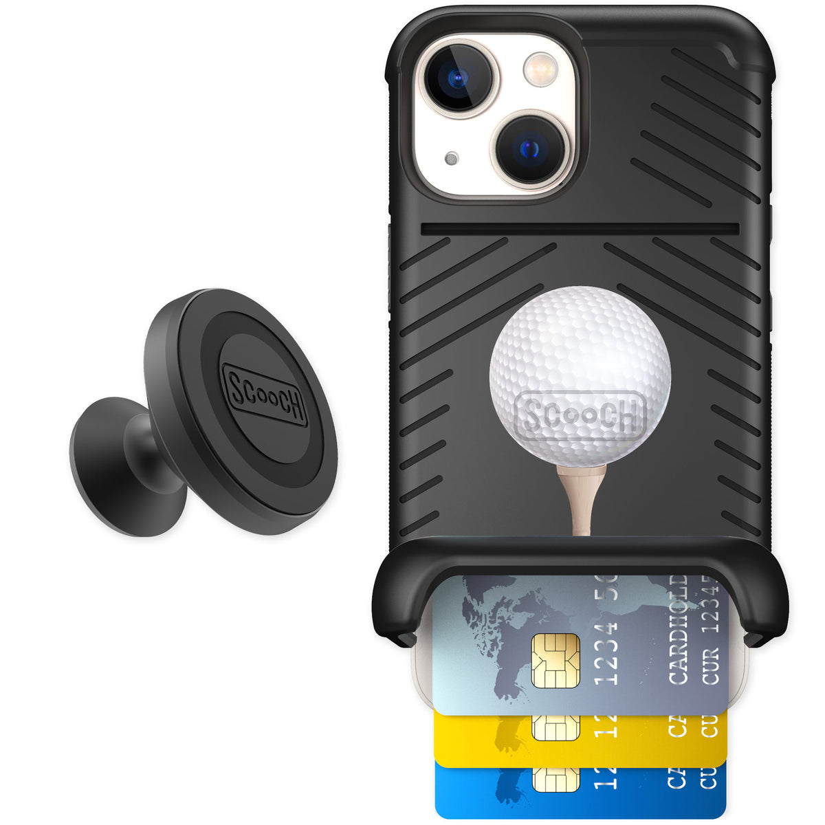 Scooch Wingmate Tee Time for iPhone 13 mini β Starter Bundle