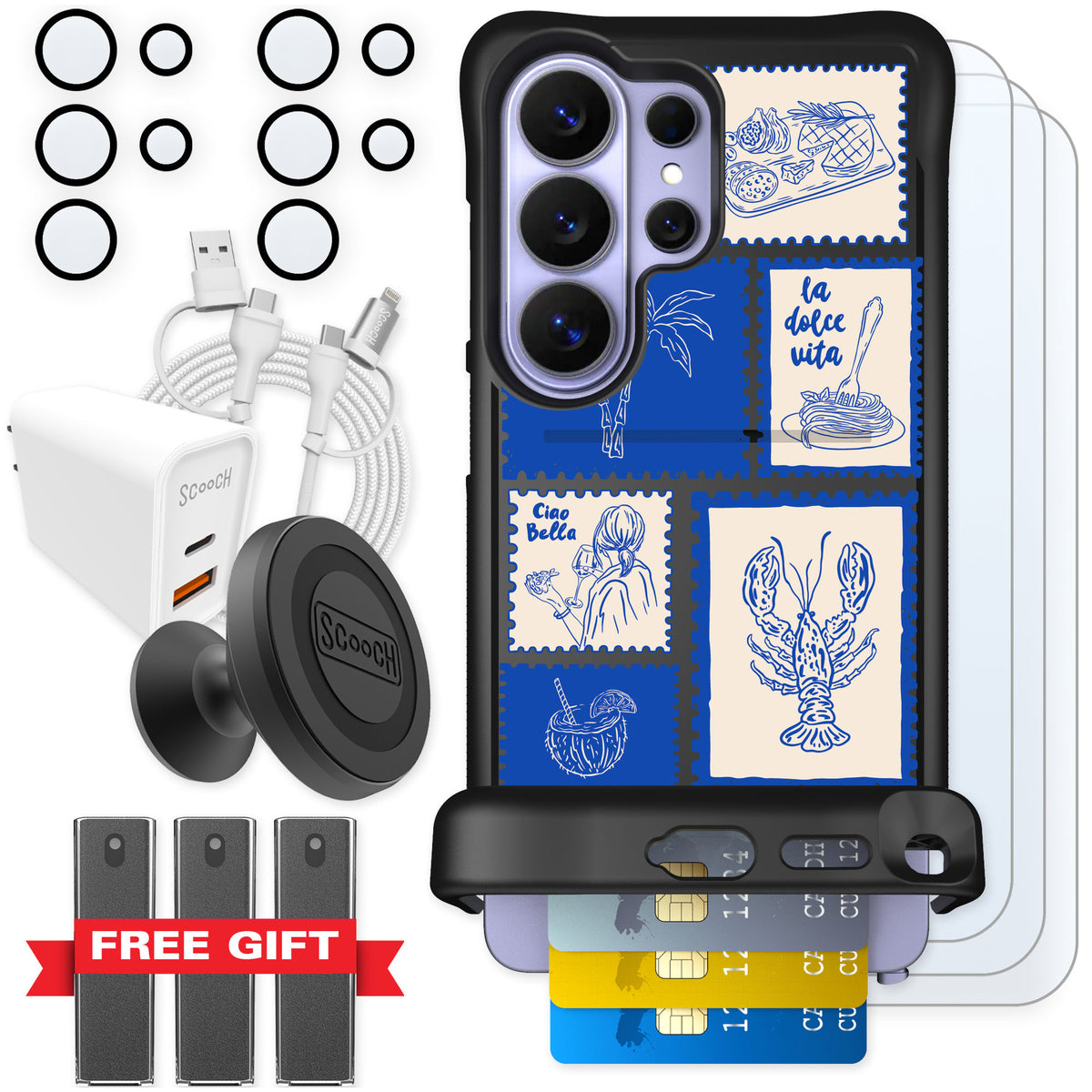 Scooch Wingmate Euro Summer for Galaxy S26 Ultra — Ultimate Bundle