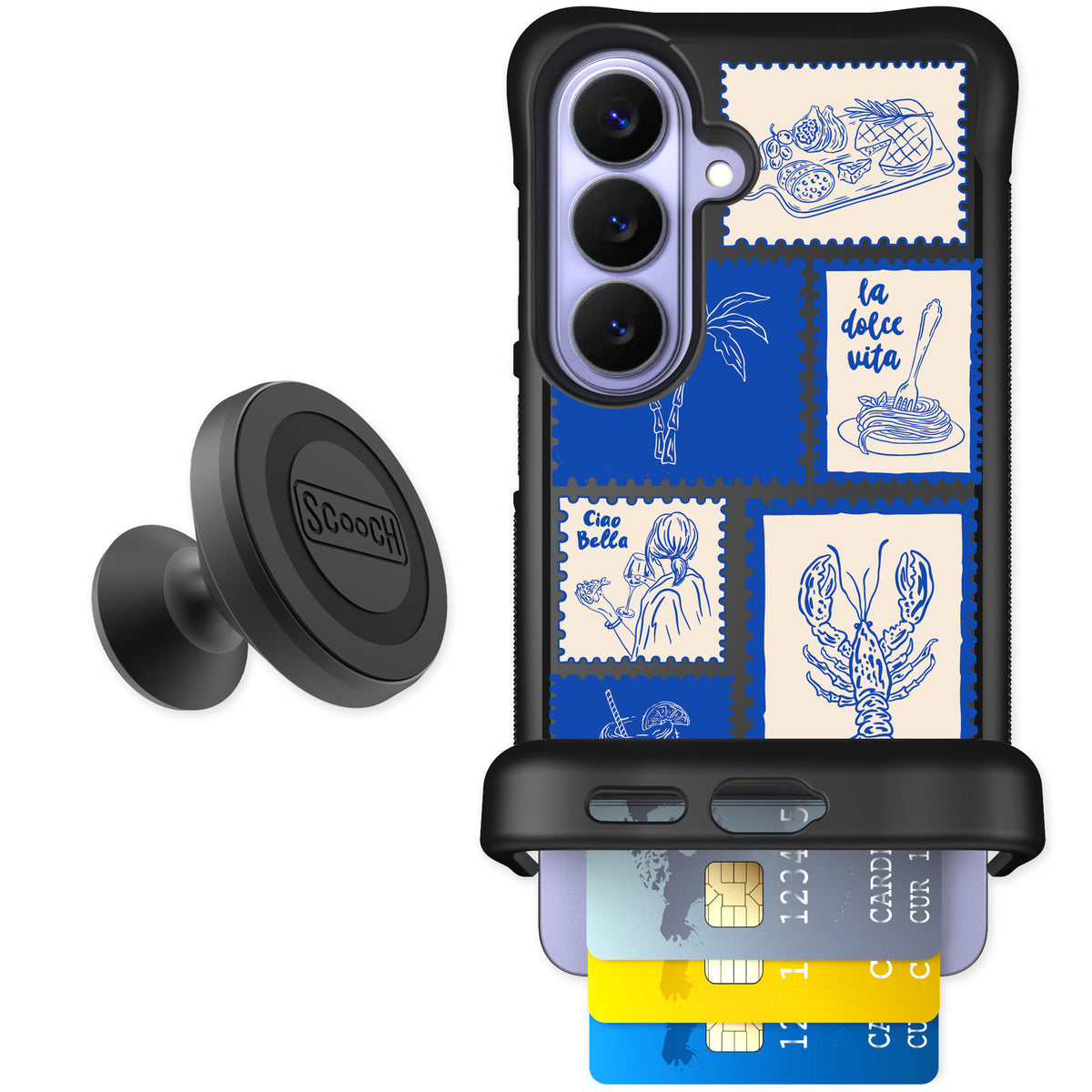 Scooch Wingmate Euro Summer for Galaxy S26 — Starter Bundle