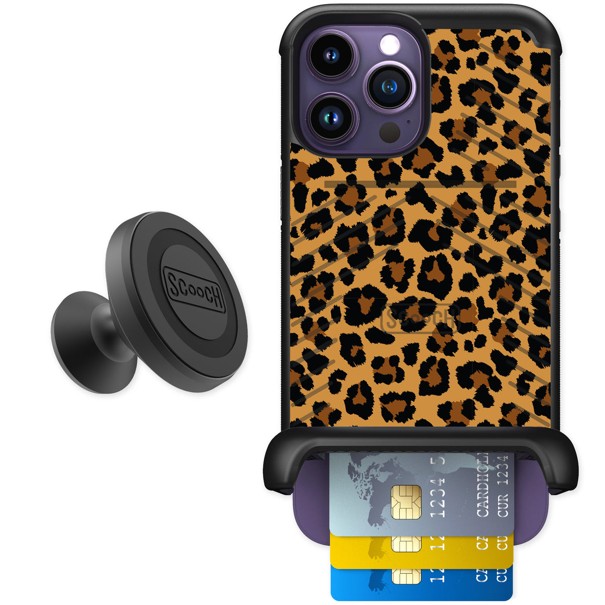 Scooch Wingmate Fierce Feline for iPhone 14 Pro Max — Starter Bundle