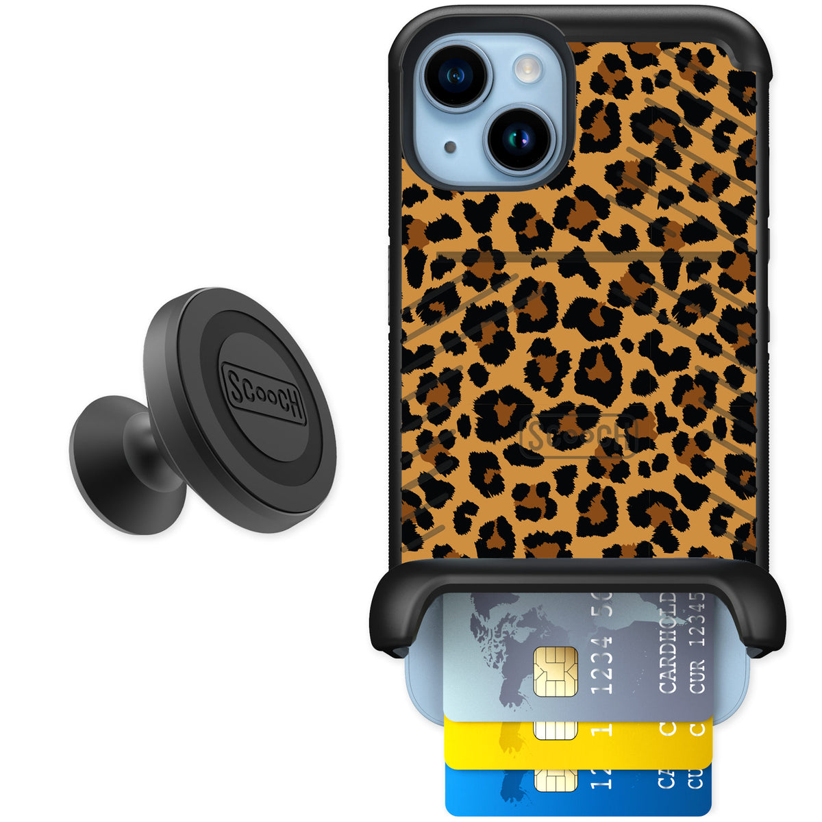 Scooch Wingmate Fierce Feline for iPhone 14 — Starter Bundle