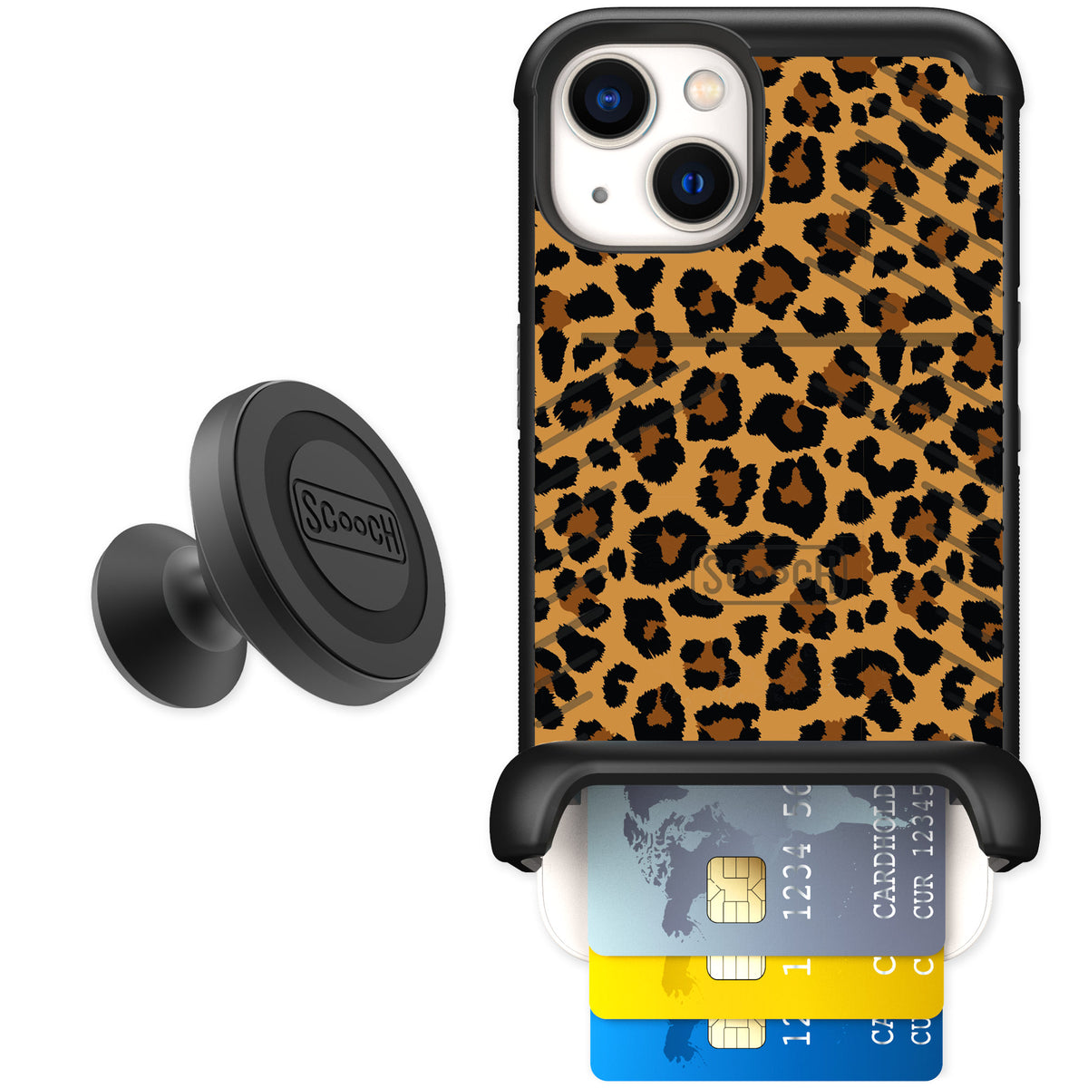 Scooch Wingmate Fierce Feline for iPhone 13 — Starter Bundle