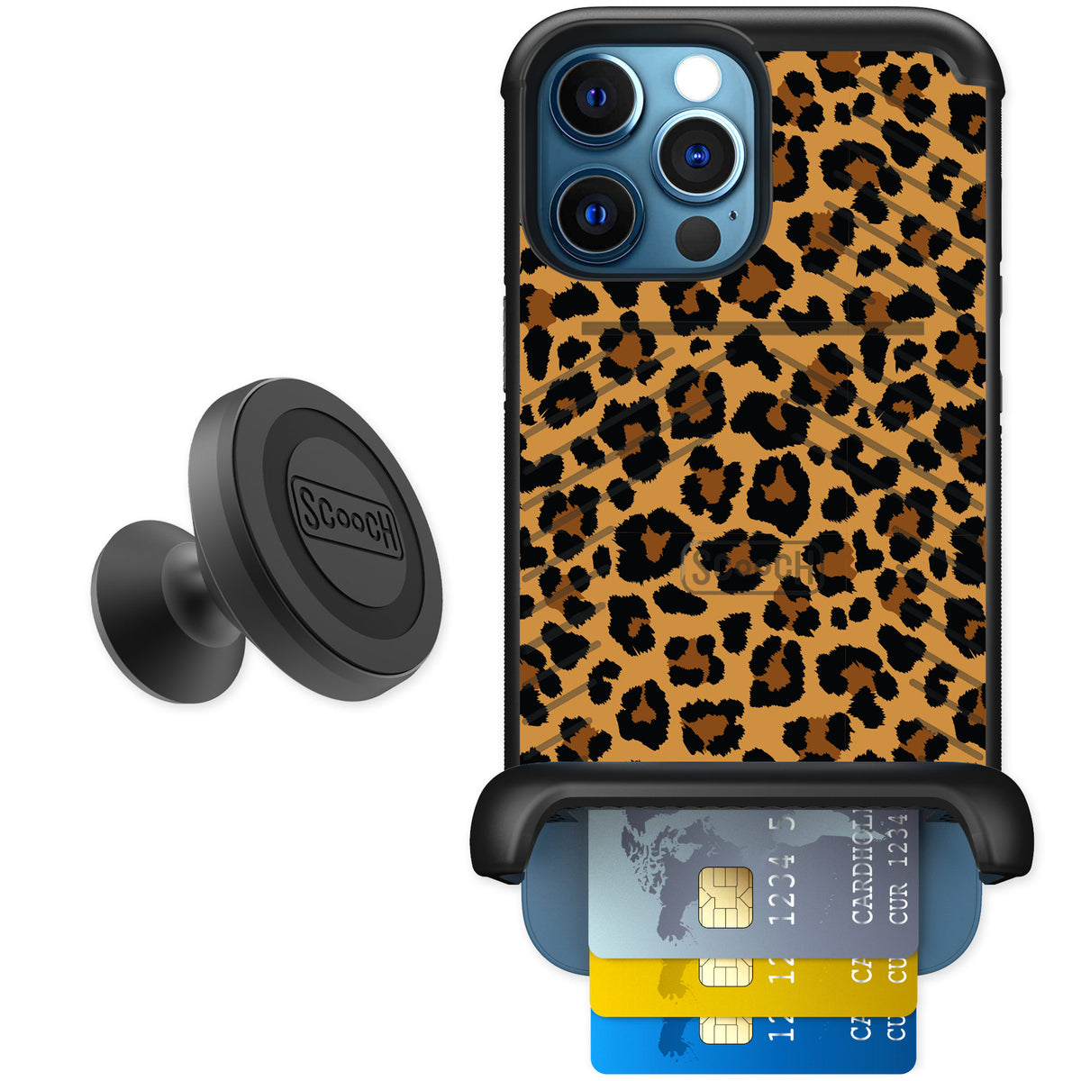 Scooch Wingmate Fierce Feline for iPhone 12 Pro Max — Starter Bundle