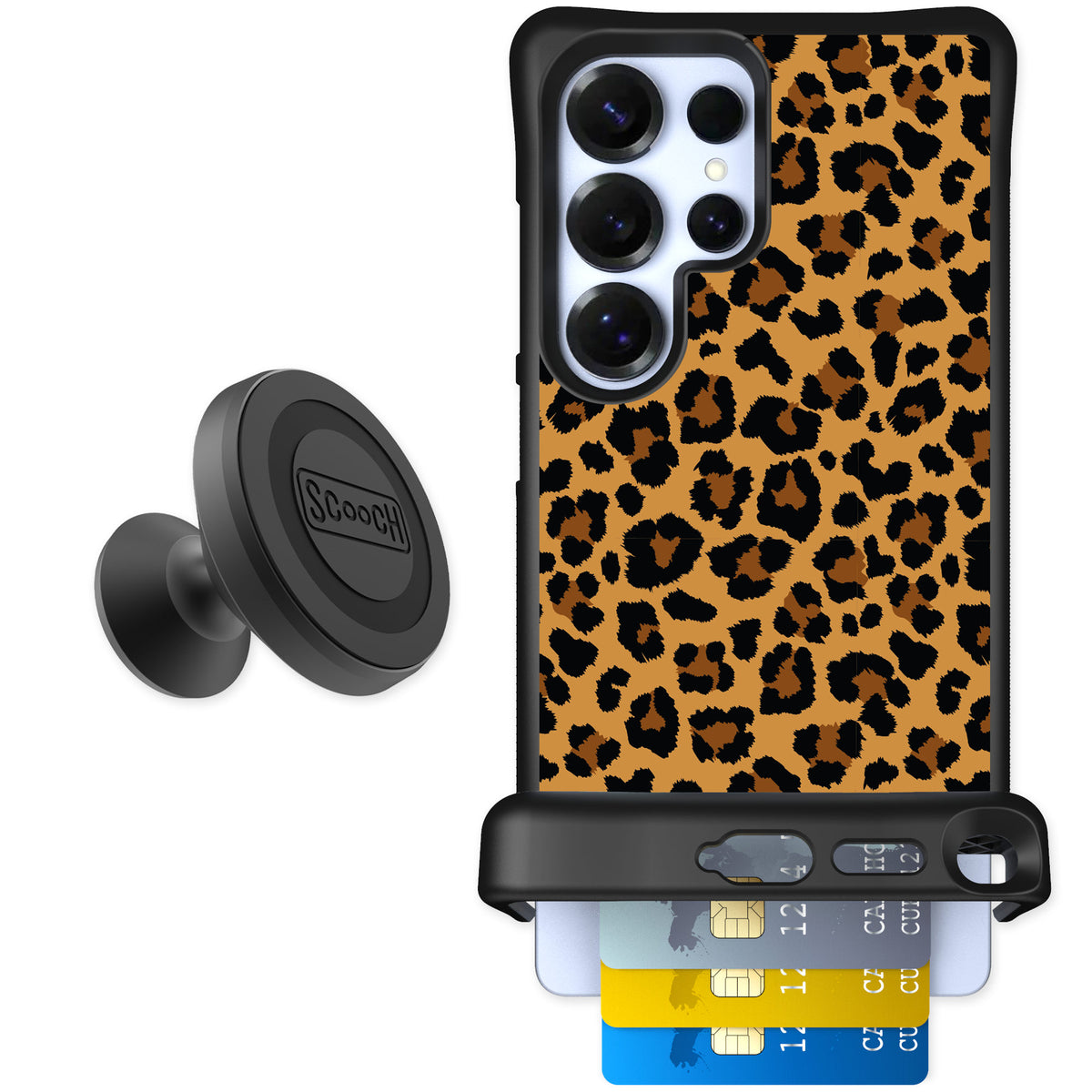 Scooch Wingmate Fierce Feline for Galaxy S25 Ultra — Starter Bundle