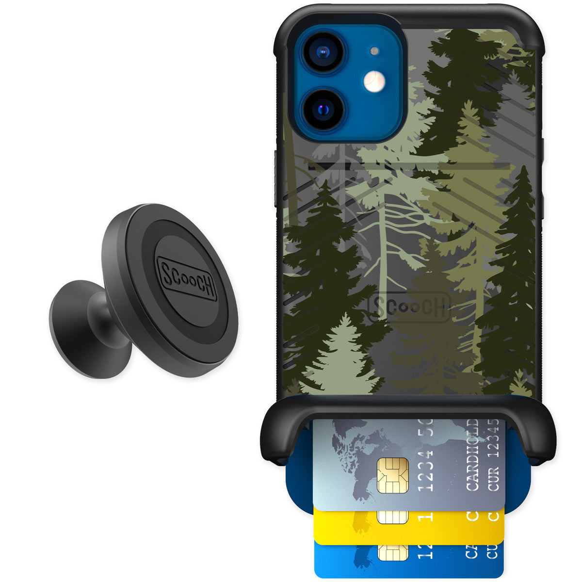 Scooch Wingmate Hidden Pines for iPhone 12 — Starter Bundle