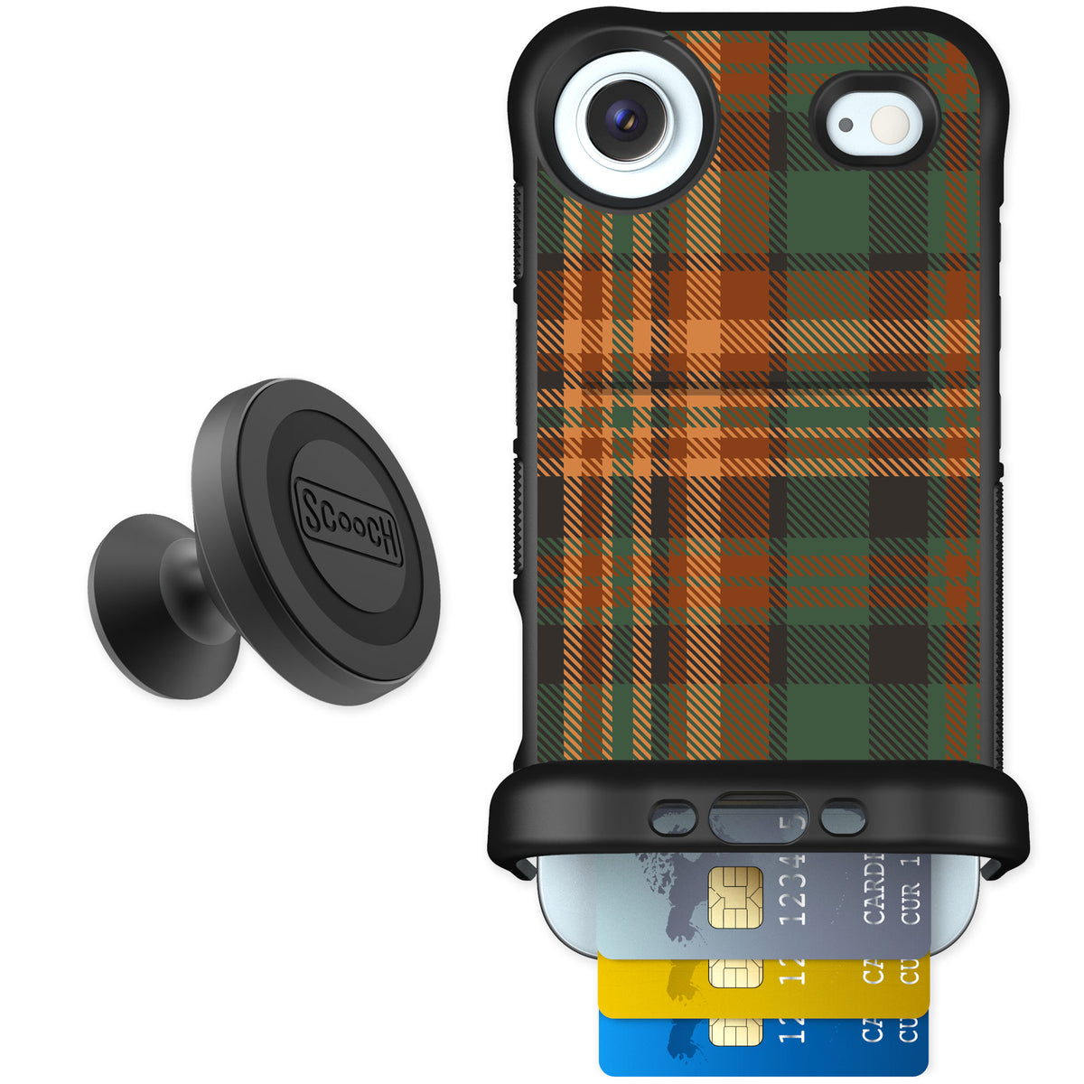 Scooch Wingmate Fall Flannel for iPhone Air — Starter Bundle